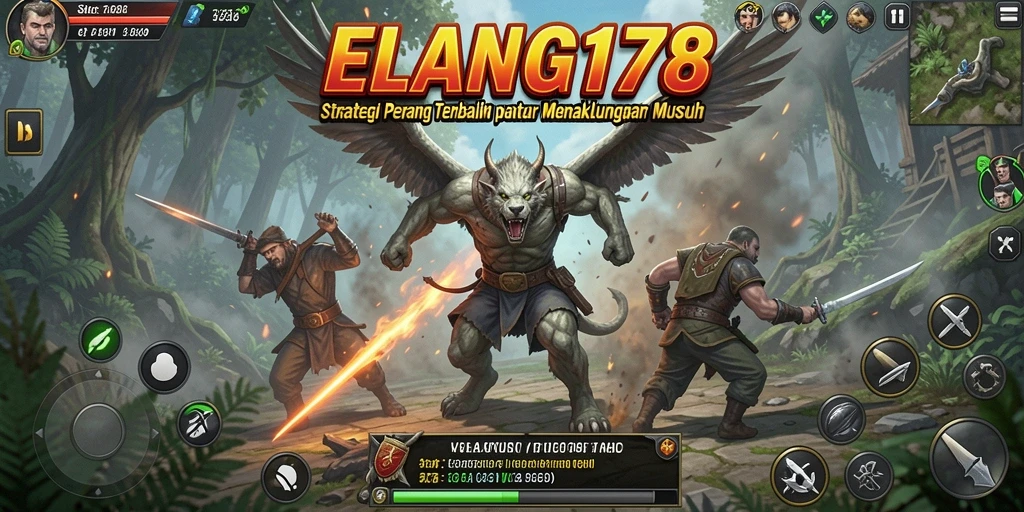 Tampilan gameplay ELANG178 yang mendebarkan dengan mekanisme strategi.