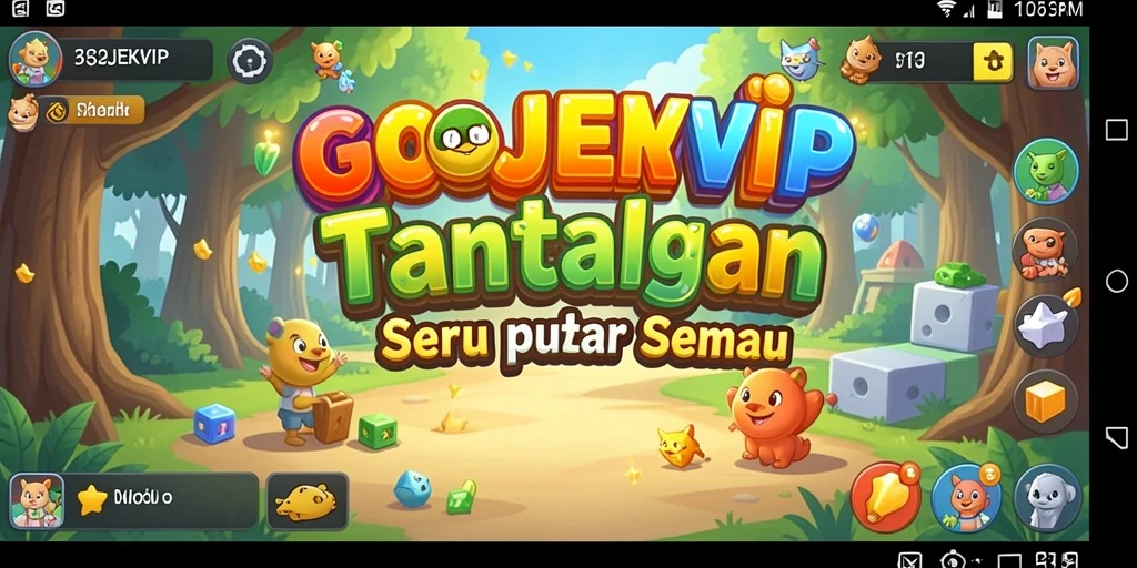Tampilan gameplay GOJEKVIP yang seru dan menantang.