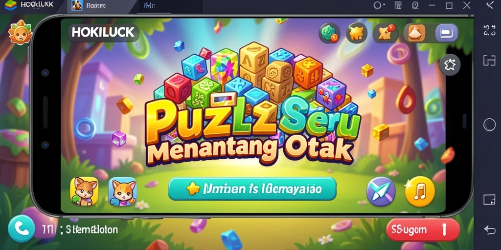 Screenshot HOKILUCK menampilkan gameplay seru dari teka-teki yang menantang.