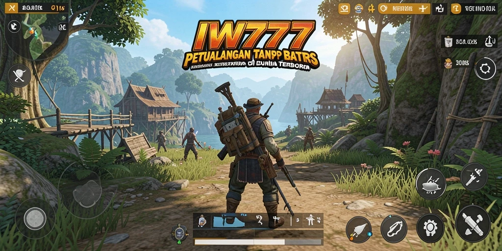 Screenshot yang menampilkan petualangan epik di IW777.