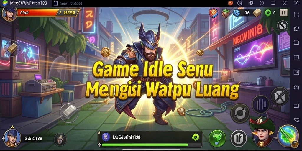 Tampilan gameplay <strong>MEGEWIN188</strong> yang mengasyikan dan berwarna.
