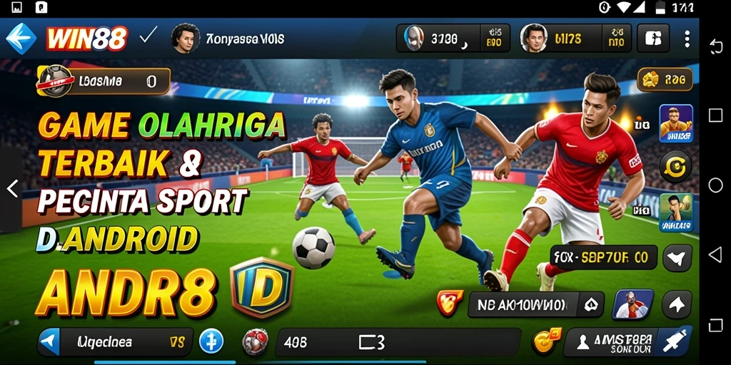 Tampilan gameplay WIN88 dengan aksi seru olahraga.